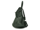(АРТИКУЛ: 9802/0/4) ЖЕНСКИЙ РЮКЗАК, НЕБОЛЬШОЙ, НАТУРАЛЬНАЯ КОЖА, ЗЕЛЕНЫЙ