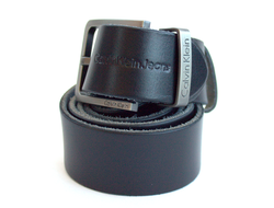 Кожаный ремень Calvin Klein black