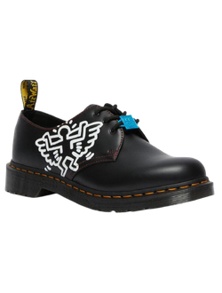 Ботинки Dr.Martens 1461 Keith Haring черные с принтом