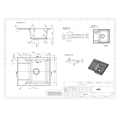 Мойка Alveus GEM 20