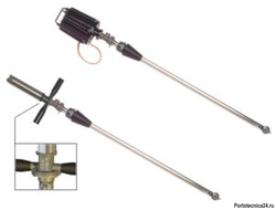 Насадка для мойки емкостей М63Е электропривод; 900мм; 16-40 л/мин; 90град.; 220В-24В.3/8 г.