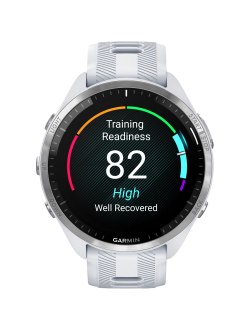 Умные часы Garmin Forerunner 965 Whitestone / Powder Gray Titanium