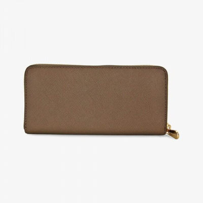 Кошелёк Michael Kors Jet Set Travel Saffiano Leather Continental Dark Dune