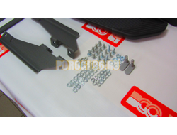 Пороги подножки "Classik Black" 1450 мм для Lada NIVA I TRAVEL 2020-