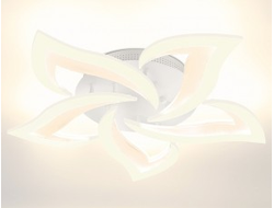 Ambrella св-к св/д управл. люстра 56W(4480lm) 2K-4K-6K D640x80 пульт ДУ белый FA4471/5 WH