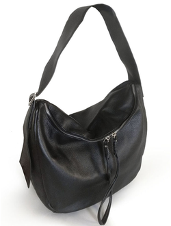 (АРТИКУЛ: 10077/1/1) СУМКА БОЛЬШАЯ, НАТУРАЛЬНАЯ КОЖА, ЧЕРНАЯ, ШИРОКИЙ РЕМЕНЬ ЧЕРЕЗ ПЛЕЧО