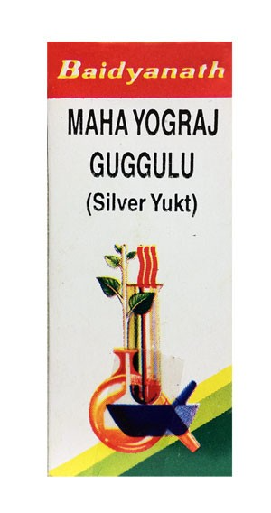 Махайогарадж гуггул с серебром (Maha Yogaraj guggul) 40таб