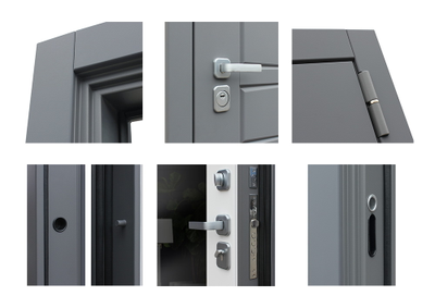 Стальная дверь   Челси с зеркалом