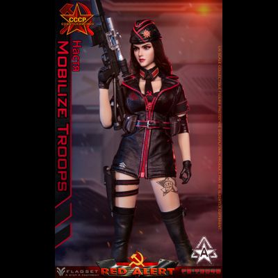 Боевая подруга Настя - КОЛЛЕКЦИОННАЯ ФИГУРКА 1/6 RED ALERT Настя (FS-73048A) - FLAGSET