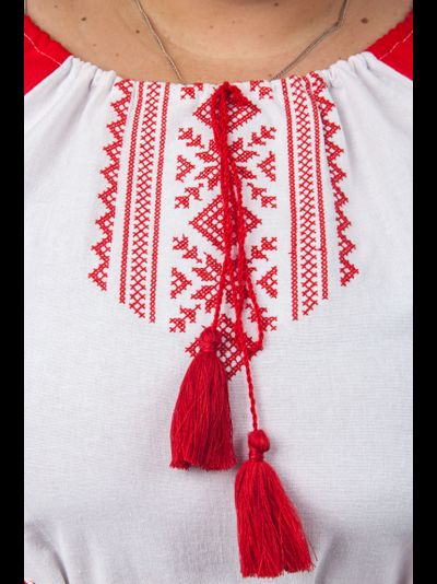 Платье рубаха с Поликам  "Орепей"