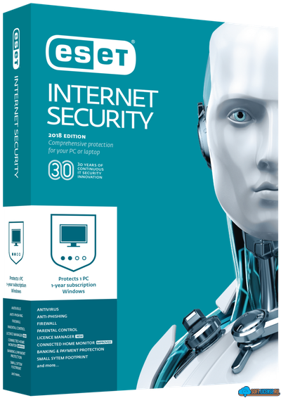 ESET NOD32 Internet Security – лицензия на 1 год на 5 устройств