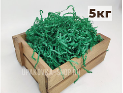 Бумажный наполнитель, пергамент изумруд, 5 кг