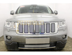 Защита радиатора Jeep Grand Cherokee IV (WK2) 2010-2013 chrome верх