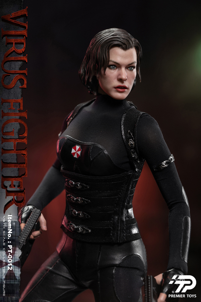 Элис (Мила Йовович, "Обитель Зла 5: Возмездие") - Коллекционная ФИГУРКА 1/6 virus fighter (PT-0012) - Premier Toys