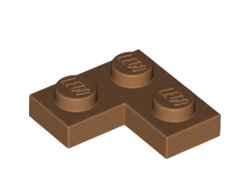 Plate 2 x 2 Corner, Medium Nougat (2420 / 6177535)