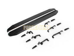 Порог-площадка "Black-Premium" для Jetour X70 Plus 2023-