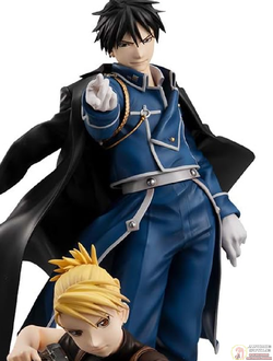 Фигурка Рой Мустанг, Риза Хоукай (Roy Mustang, Riza Hawkeye Set)