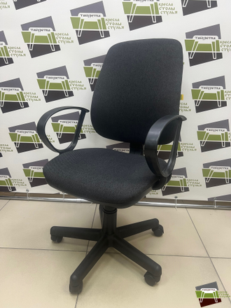 Кресло Юпитер Рондо, ткань, т. серый В-40