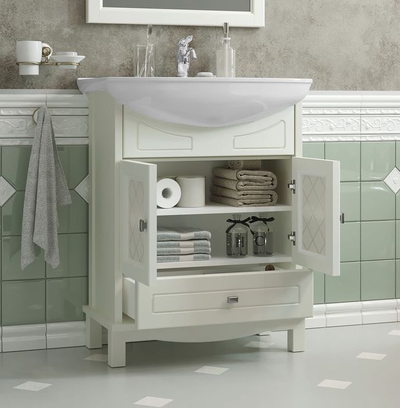 Мебель для ванной Opadiris Омега 65 слоновая кость