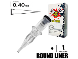 1RL/0,40 mm - Round Liner "BIG-WASP" (Matte Transparent)