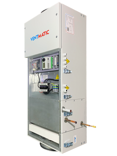 VMPU-E-FR-1000-9.0/3-1 УСТАНОВКА ПРИТОЧНАЯ КОМПАКТНАЯ С ФРЕОН. ОХЛАЖДЕНИЕМ 1000м3/ч, ЭЛЕКТРОНАГРЕВ 9.0 kW 3 фазы 380В