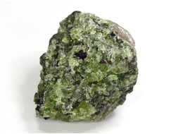 Хризолит (Перидот, Оливин), кристаллы на породе, США (34*25*21 мм, 27 г) №38087