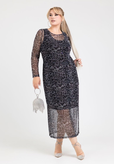 Платье сетка 172768 питон 54,58р