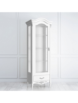 ВИТРИНА СТЕКЛЯННАЯ L SILVERY ROME  (L68*P42*H200) S189-K00-S