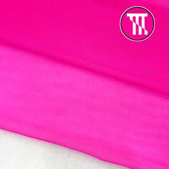 Сетка-стрейч, цв. Неон-розовый (холодный)