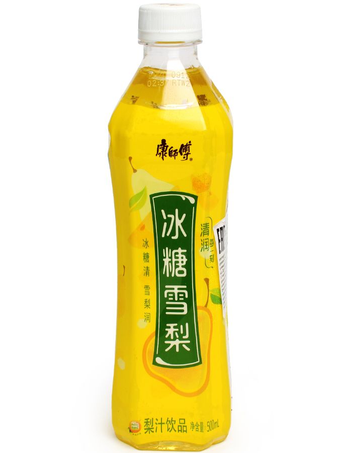 Холодный ЧАЙ с грушей Master Kong Pear Rock Sugar Sydney Ice Tea Drink (Китай)
