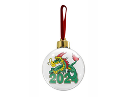 Новогодний ёлочный шар год Дракона №6