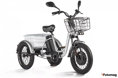 Трицикл Eltreco Porter Fat 500 UP! серый