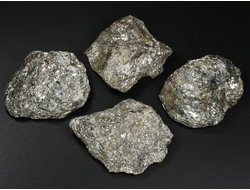 Кварц-слюдяной сланец в ассортименте, Россия, Северный Кавказ, КЧР, река Малый Блыб (35-45 мм, 26-30 г) №29783