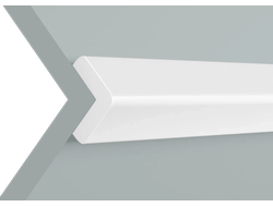 Угловой плинтус C20V2 ПОЛИСТИРОЛ HI WOOD 20мм х 20мм х 2,0м.