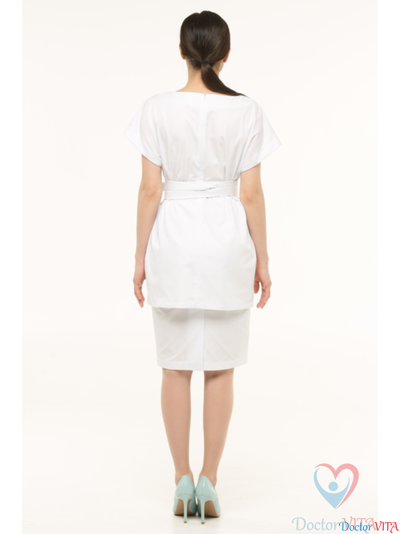 Юбка DOCLIKE DL122 белая