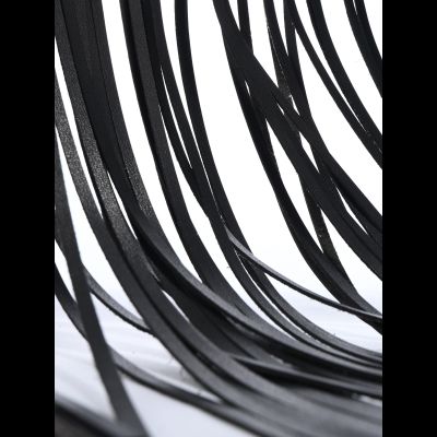 Bonny пояс с бахромой 80 Черный