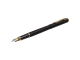 Ручка бизнес-класса перьевая BRAUBERG Maestro, СИНЯЯ, корпус черный с золотистыми деталями, линия письма 0,25 мм, 143471