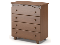 Детский комод Nuovita Affetto, Noce scuro / Темный орех