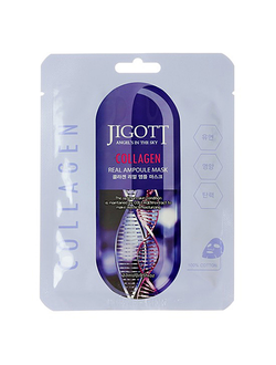 JIGOTT Face Ампульная маска тканевая с коллагеном