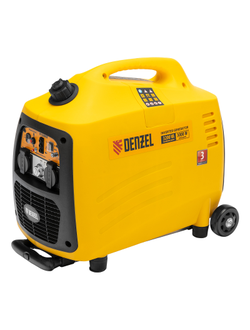 Генератор инверторный GT-3200iSE, 3.2 кВт, 230 В, бак 6 л, закрытый корпус, электростартер Denzel