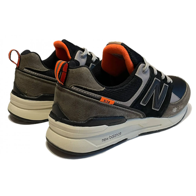 New Balance 574 Dark Olive Blue Grey мужские