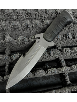 Тактический нож Акула сталь AUS6, рукоять резина