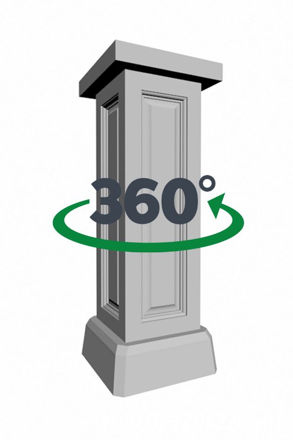 3Д модель ТМБ-003 бетонная