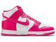 Купить бело-розовые Кроссовки Nike Dunk High Pink Prime женские DD1869-110