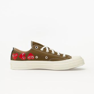 Кеды Converse Play Comme Des Garcons коричневые низкие