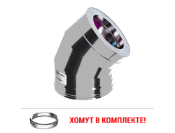 Craft HF-50B сэндвич-колено 45° (316/0,8/304/0,5) Ф115х200