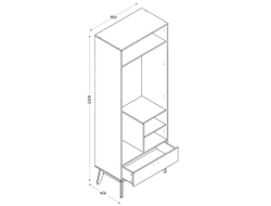 Шкаф "Калгари" _ двухдверный