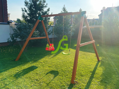 Качельный модуль "Гнездо-паутинка + одиночные"