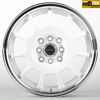 Комплект дисков R15 6,5J ET+35 4*100/4*114,3 Work DQ010-SV252 Белый (81056)