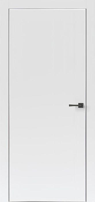 Межкомнатная дверь "Tamburat Light 4201" аляска суперматовая  белая кромка